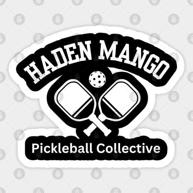 Twin Paddle Pickleball Apparel Sticker by Hayden Mango Collective 